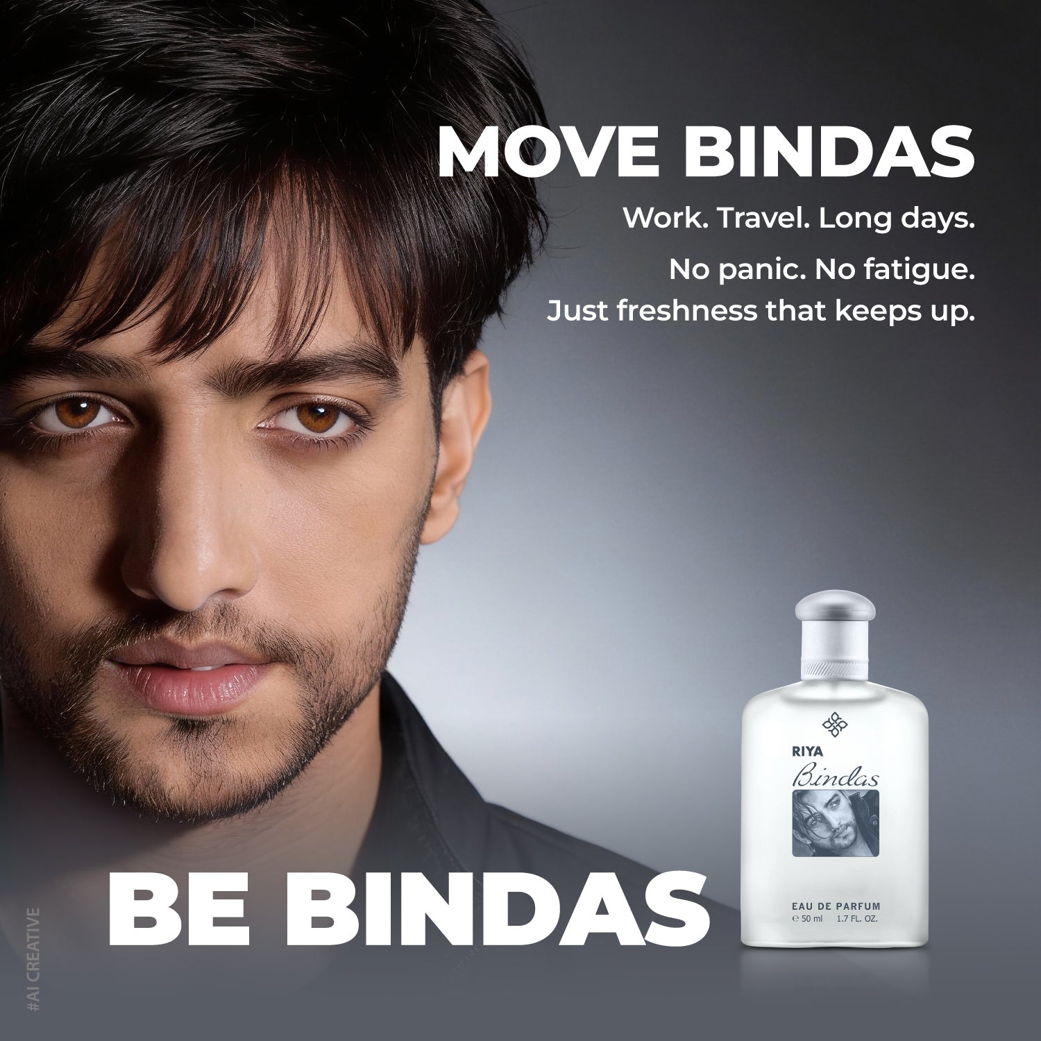 Riya Bindas GenZ Grey Eau De Parfum 50 ml For Men