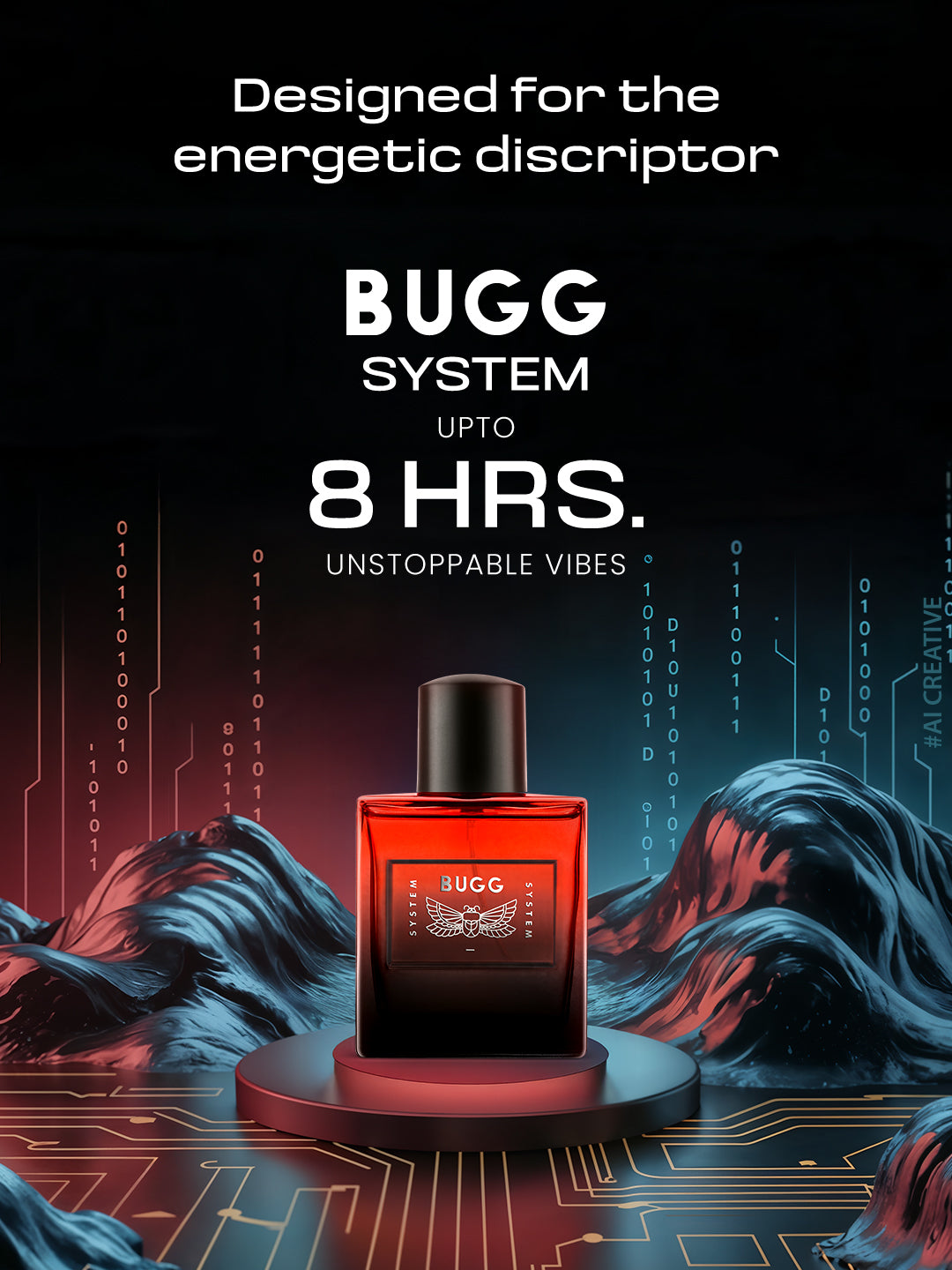 BUGG Sense, System and Syntax Perfume | 50 ml Each | Pack of 3 Eau de Parfum - 150 ml