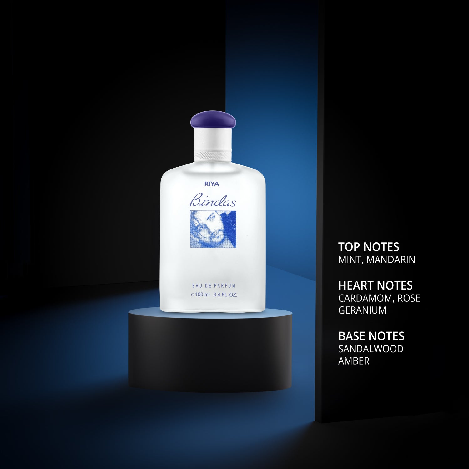 Bindas(Blue) Eau De Parfum 100 ml For Men