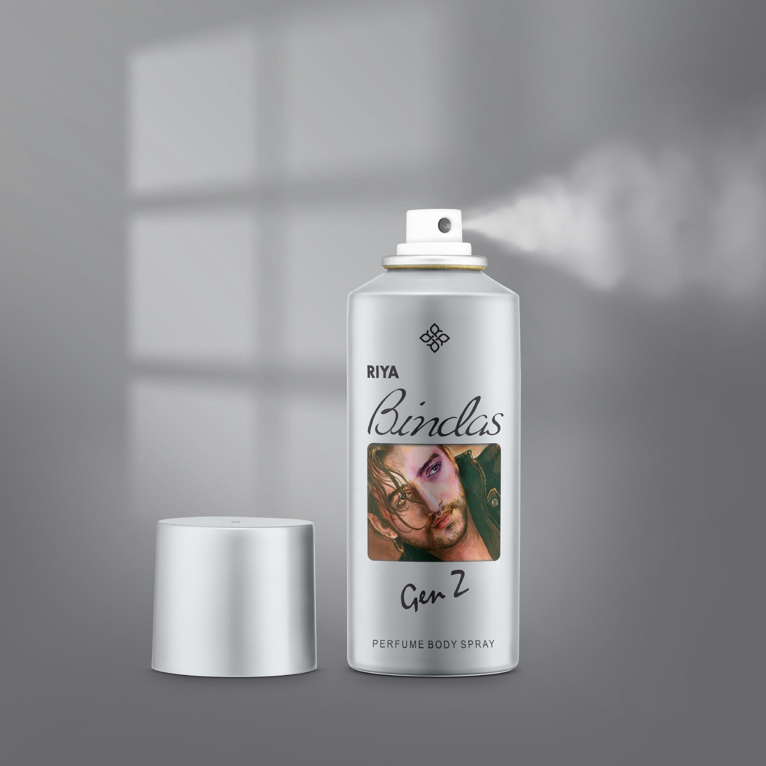 Riya Bindas Grey and Black Rock Set of 10 Deodorant | 150 ml Each
