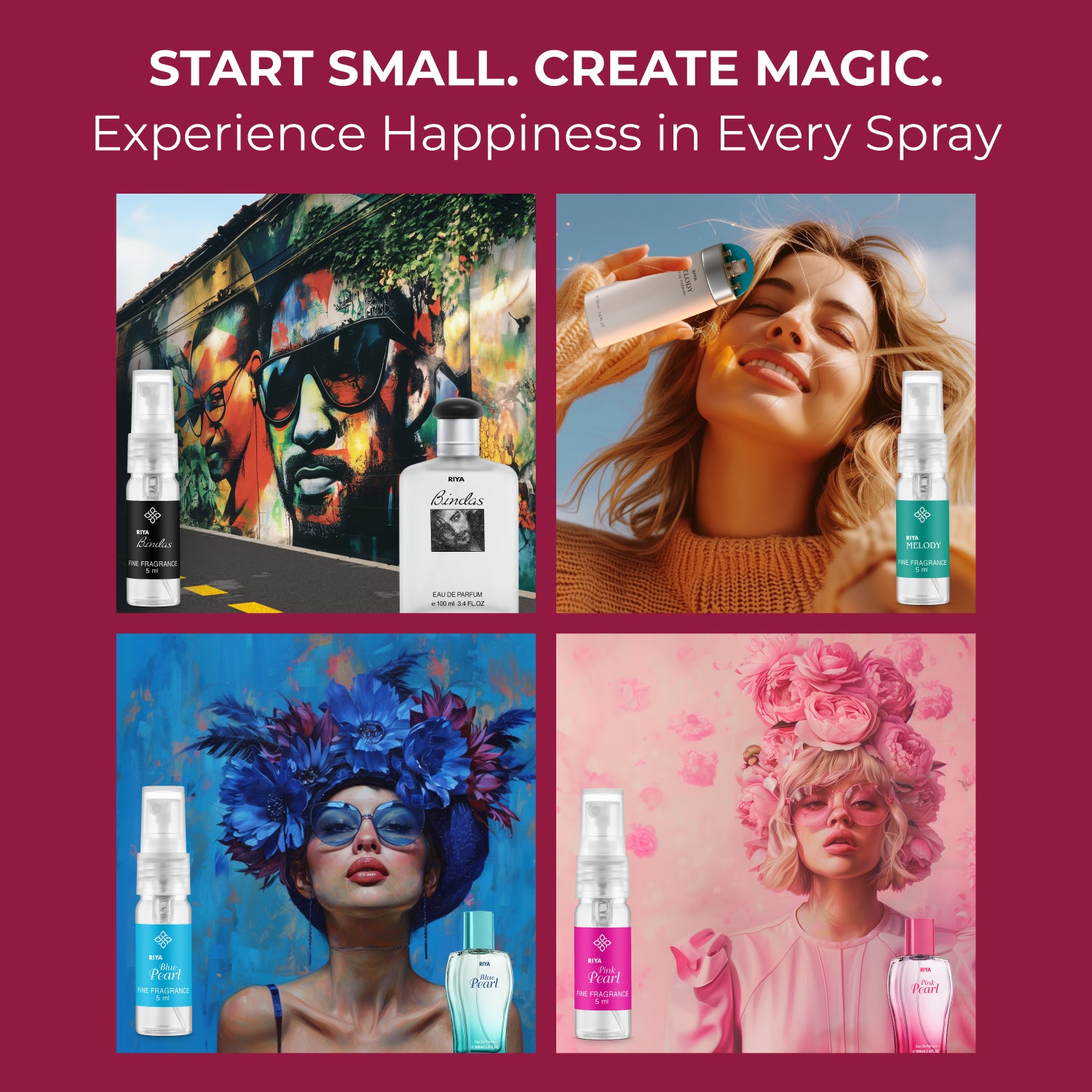 Riya Xploriya Best Seller | 12 x 5ml | 60ml | Eau De Parfum