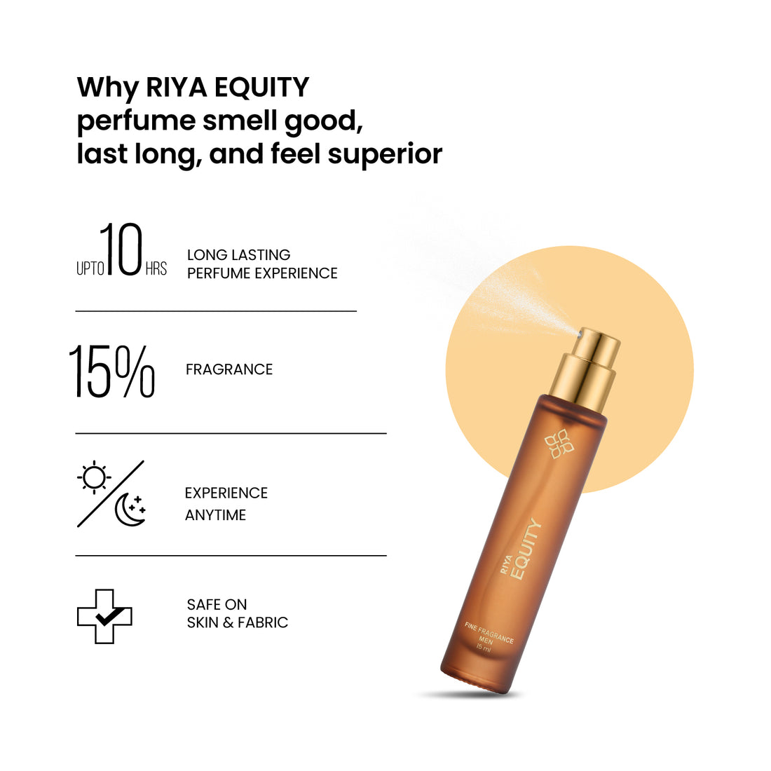 Riya Equity Eau De Parfum 15 ml for Men