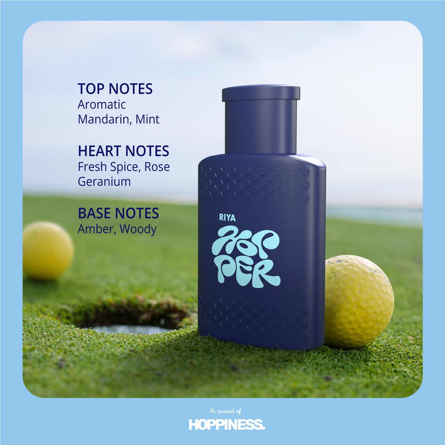 Hopper Blue & Pink | Men & Women Perfume | 100 ml Eau De Parfum (each)