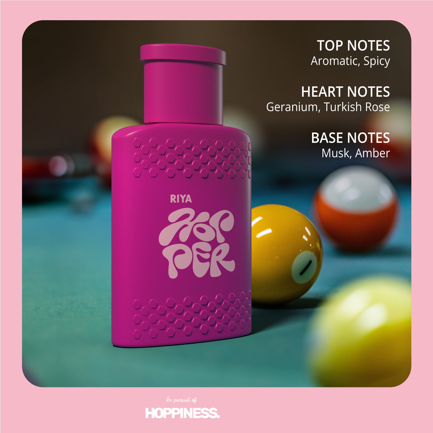 Hopper Blue &amp; Pink | Men &amp; Women Perfume | 100 ml Eau De Parfum (each)