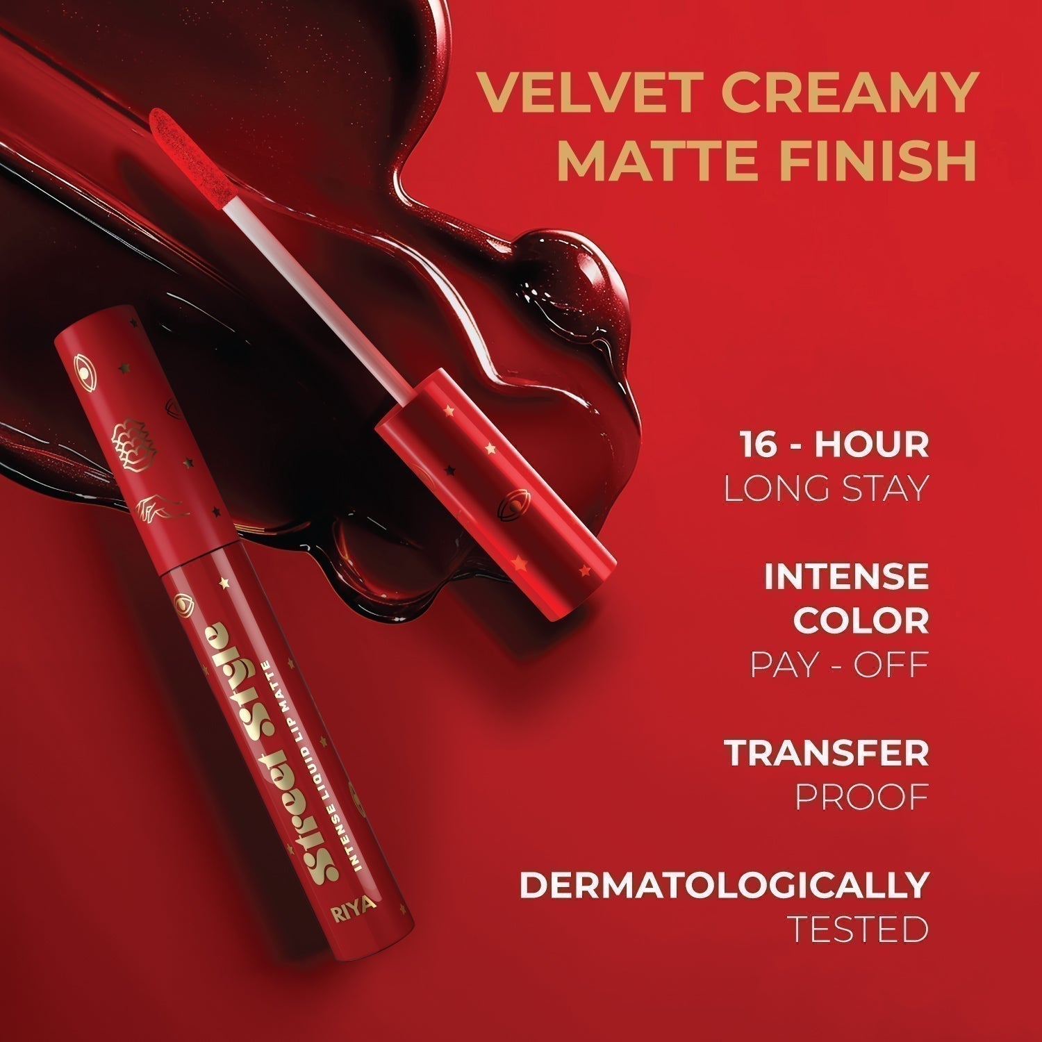 Street Style Intense Liquid Lip Matte Carmine