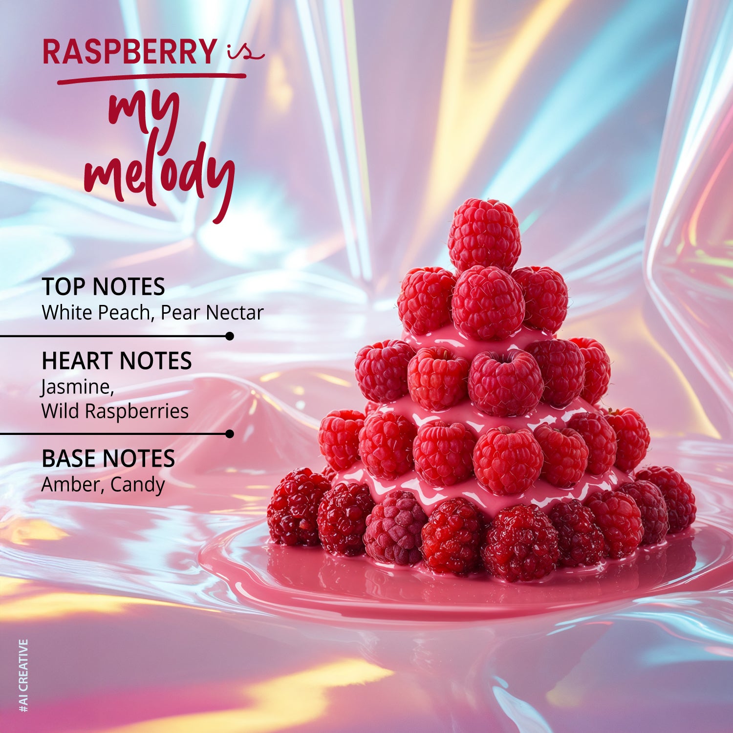 Riya Melody Mimosa Musk and Raspberry New Luxury Perfume for Women - 30 ml Each