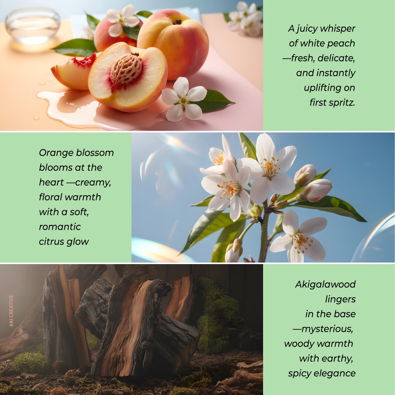 Riya Melody White Peach Eau De Parfum 30ml | Fruity Floral Perfume for Women | Fresh Peach & Soft Floral Notes | Long-Lasting