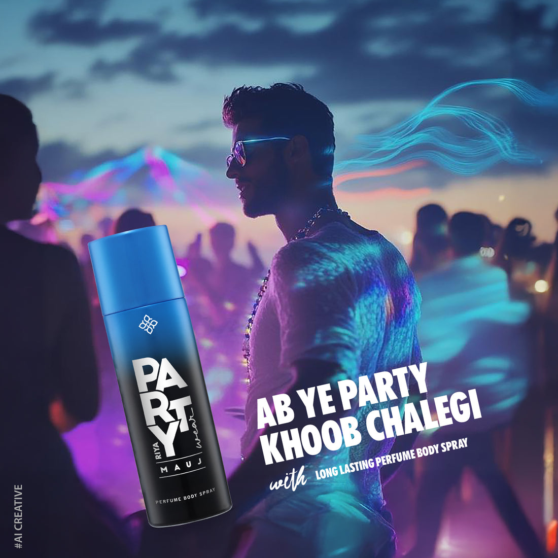 Riya Party Wear Mauj Deodorant Body Spray for Men - 200 ml