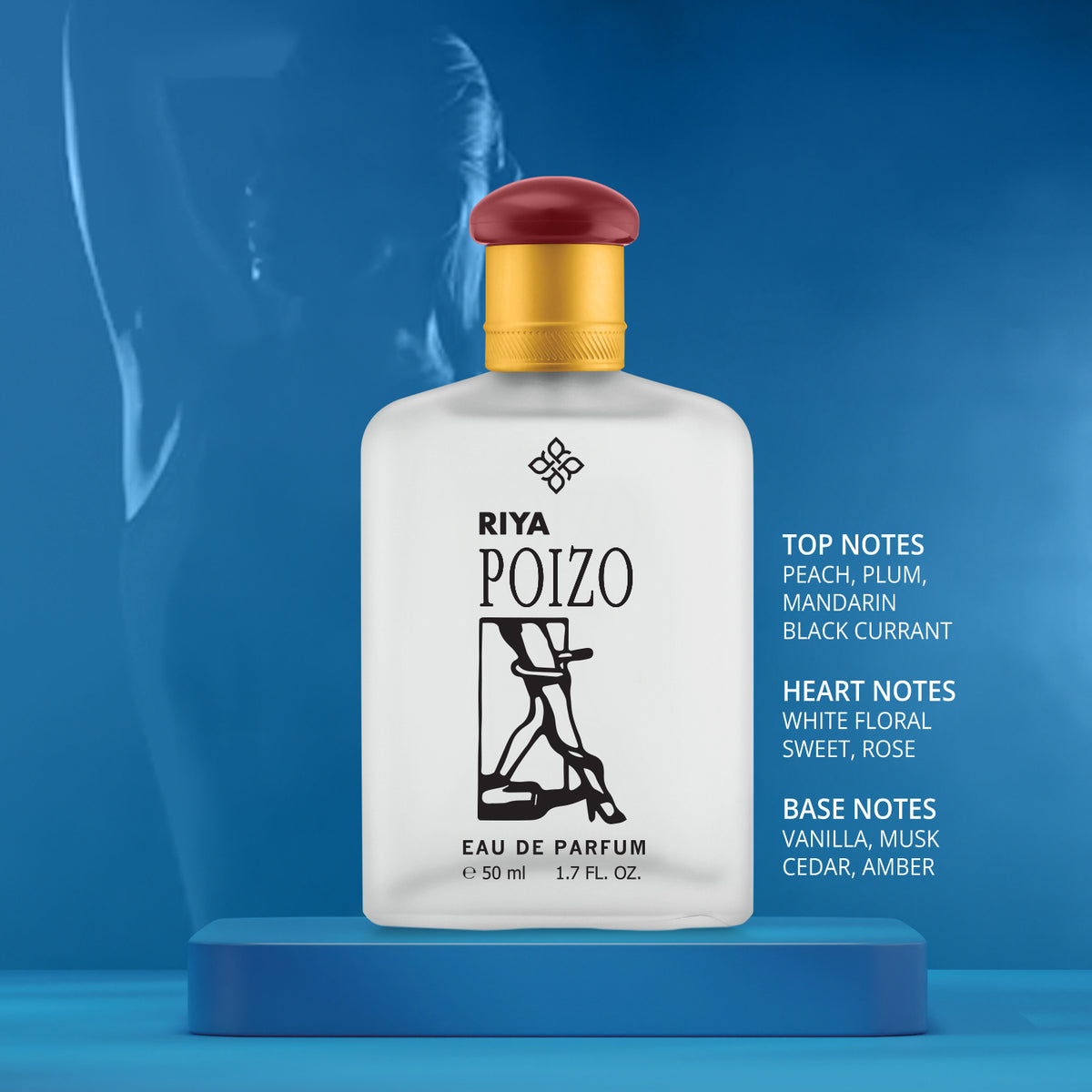 Riya Poizo Unisex Perfume 50 ml Eau De Parfum