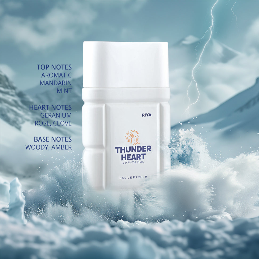 Thunderheart Blue & White | Unisex Perfume | 100 ml & 30 ml Eau De Parfum