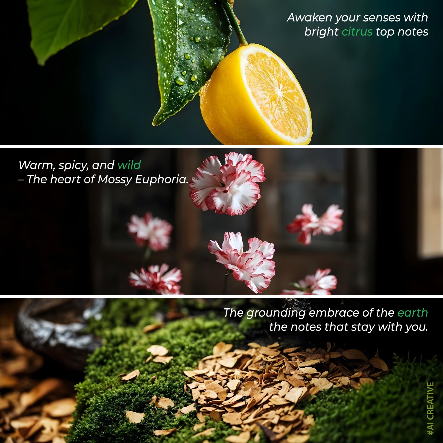 RIYA Vacance Mossy Euphoria EDP – Fresh Affordable Luxury | Oud Woody Scent for Travel & Relaxation | Perfume for Men & Women | 20ml