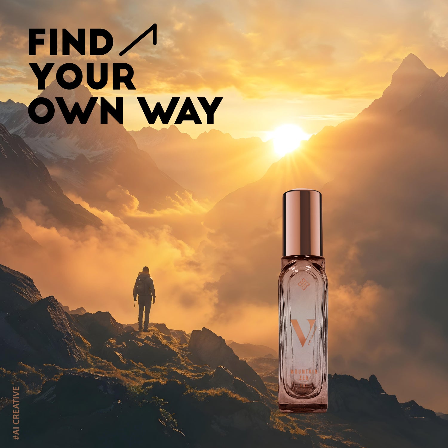 RIYA Vacance Mountain Zen EDP – Fresh Affordable Luxury | Floral Citrus Summer Scent for Travel & Relaxation | 20ml
