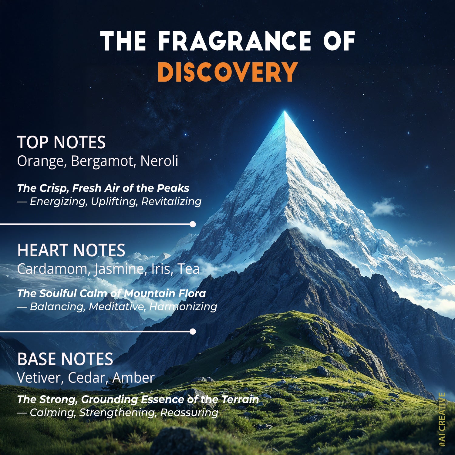 RIYA Vacance Mountain Zen EDP – Fresh Affordable Luxury | Floral Citrus Summer Scent for Travel & Relaxation | 20ml