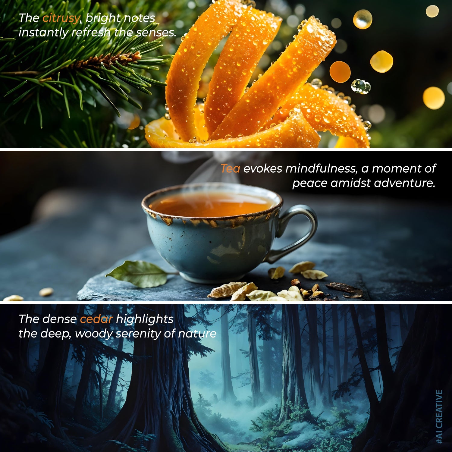 RIYA Vacance Mountain Zen EDP – Fresh Affordable Luxury | Floral Citrus Summer Scent for Travel & Relaxation | 20ml