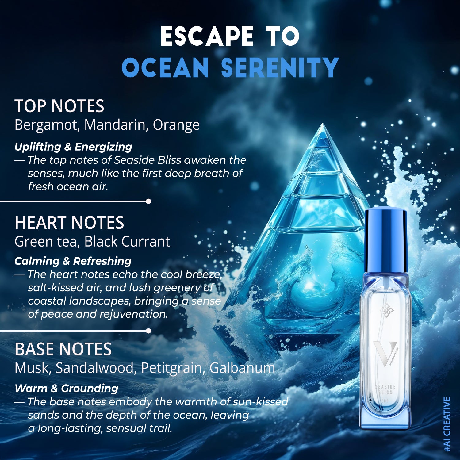 Vacance Gift Set By Riya Luxury Unisex Premium Eau de Parfum - 60 ml (For Men & Women)