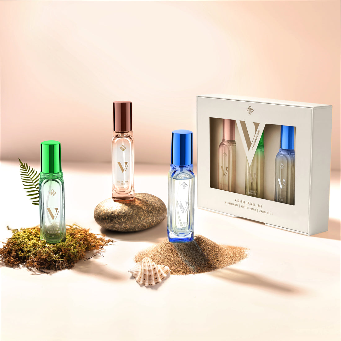 Vacance Gift Set By Riya Luxury Unisex Premium Eau de Parfum - 60 ml + 60 ml (For Men & Women)