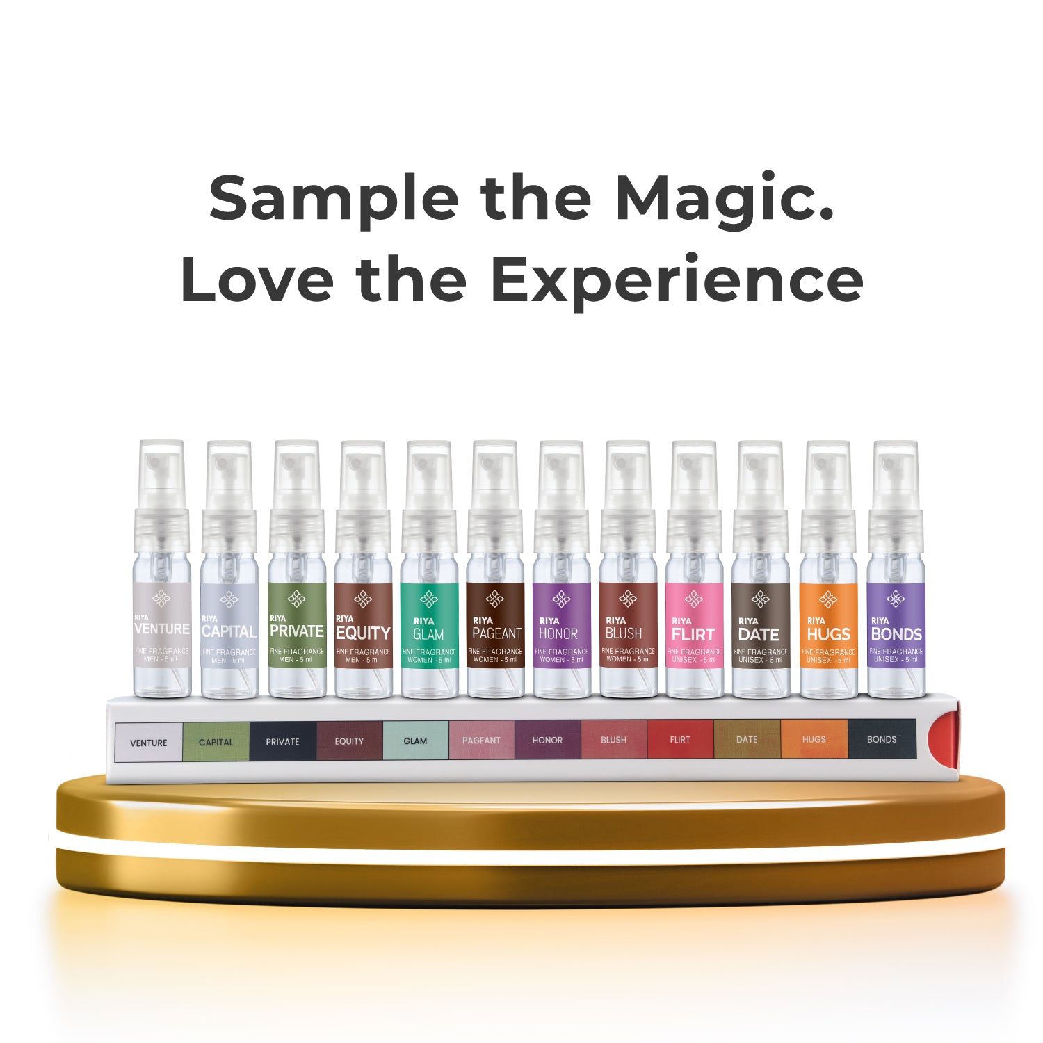 Riya Xploriya Gift A Memory | 12 x 5ml | 60ml | Eau De Parfum