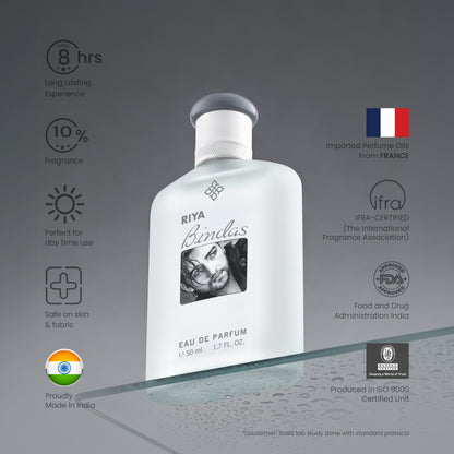 Riya Bindas GenZ Grey Eau De Parfum 50 ml For Men