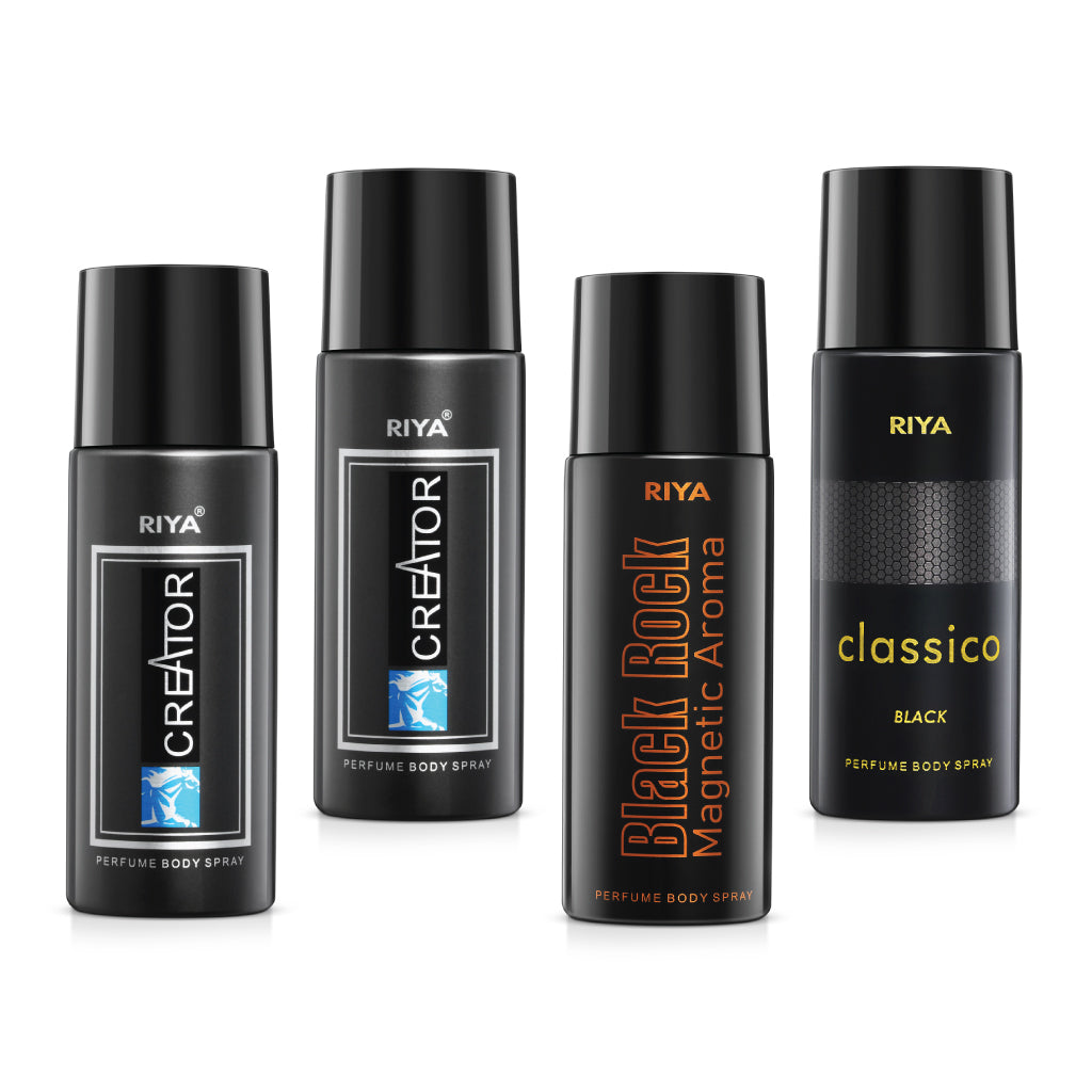 Buy 2 Creator Deodorant and Get 1 Black Rock Magnetic Aroma and Classico Black Deodorant Free