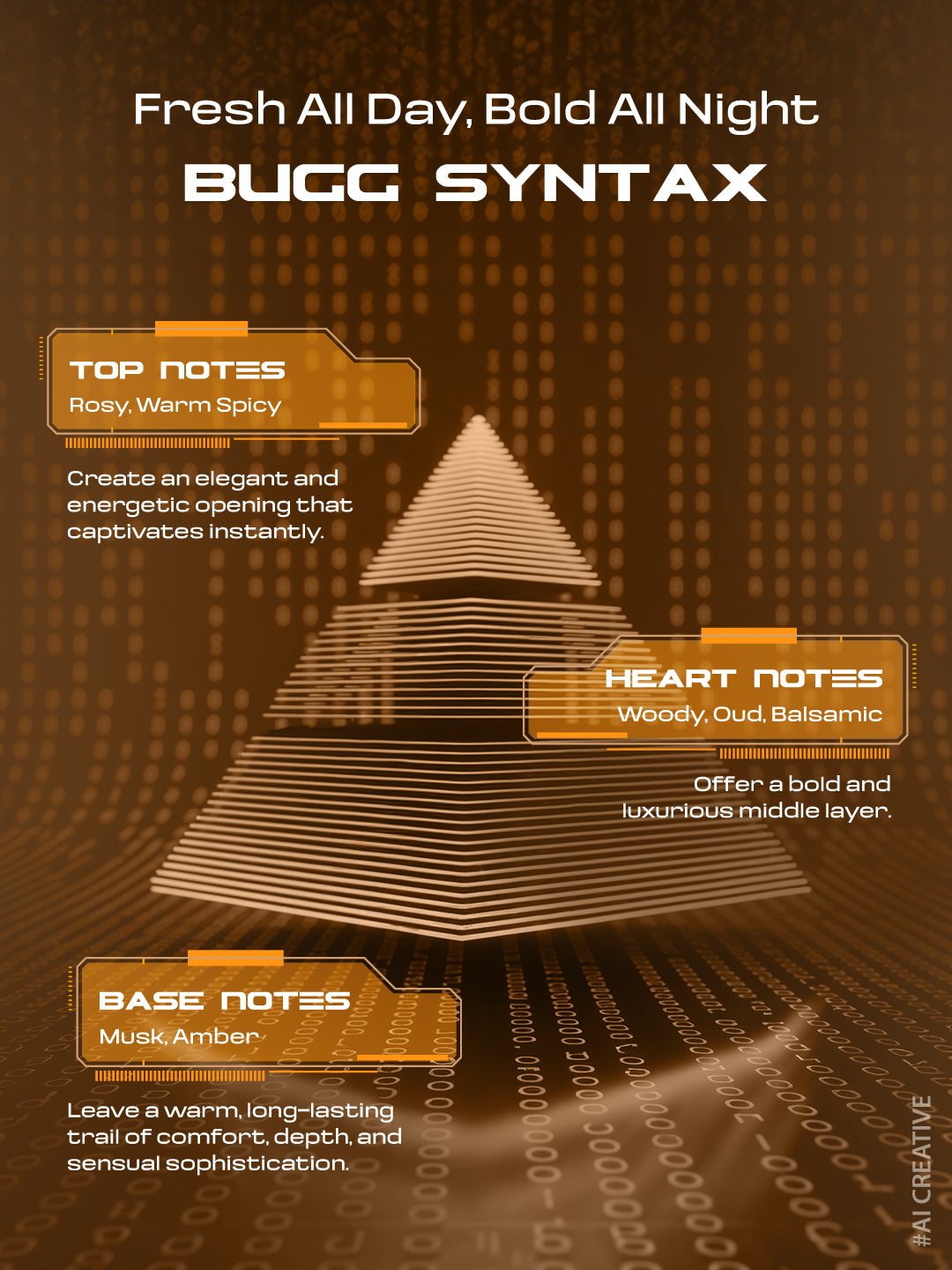 BUGG Sense, System and Syntax Perfume | 50 ml Each | Pack of 3 Eau de Parfum - 150 ml