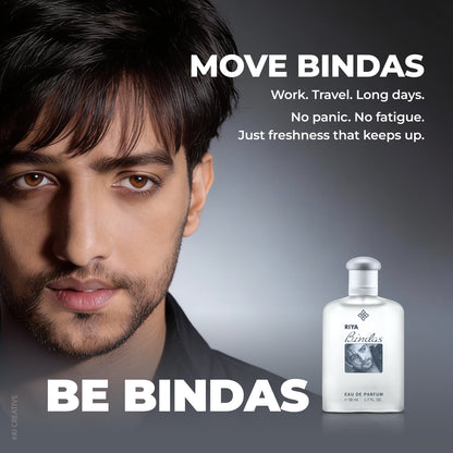 Riya Bindas GenZ Grey Eau De Parfum 50 ml For Men