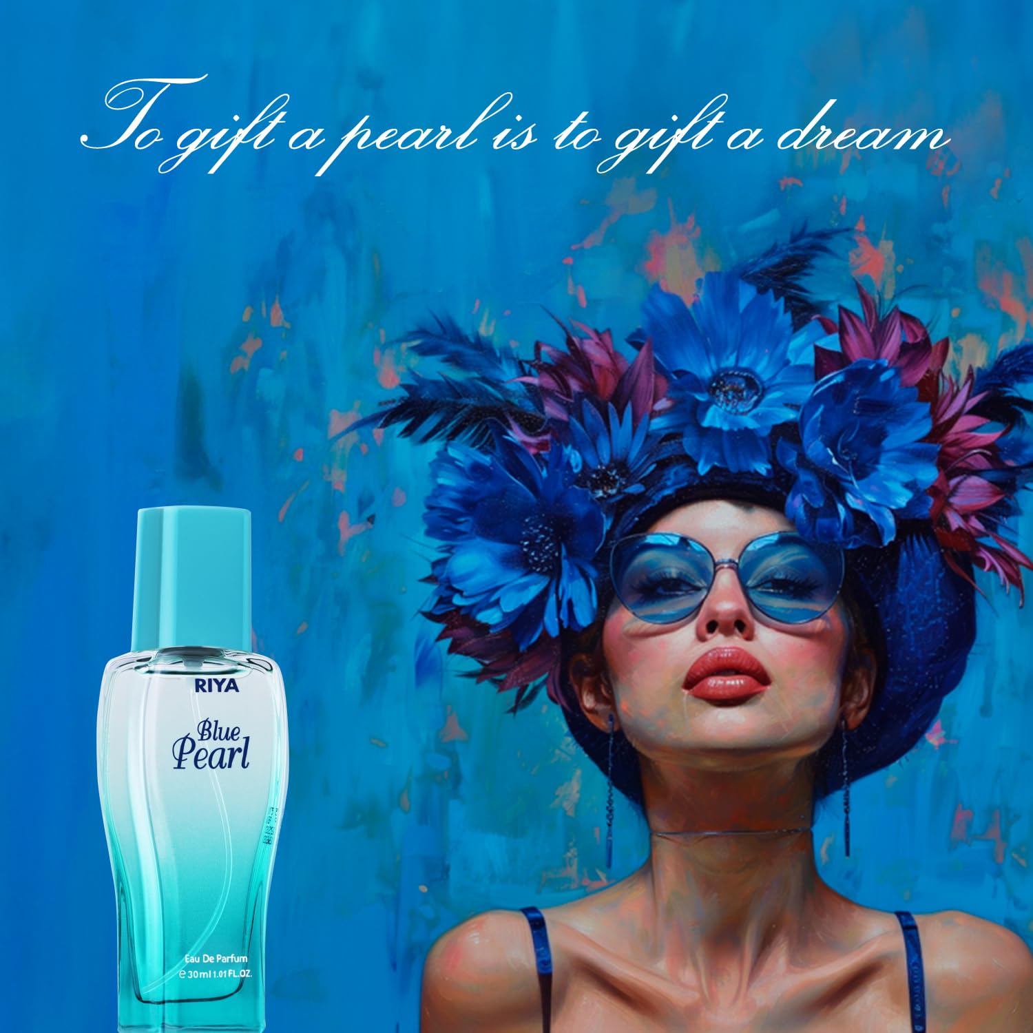 RIYA BLUE PEARL &amp; PINK PEARL | 30 ml Each Perfume for Women | Eau De Parfum with Long Lasting Fragrance | Citrus Jasmine &amp; Rose Scent | Mild Fragrance | Fragrance Spray | Gift Scent for Her