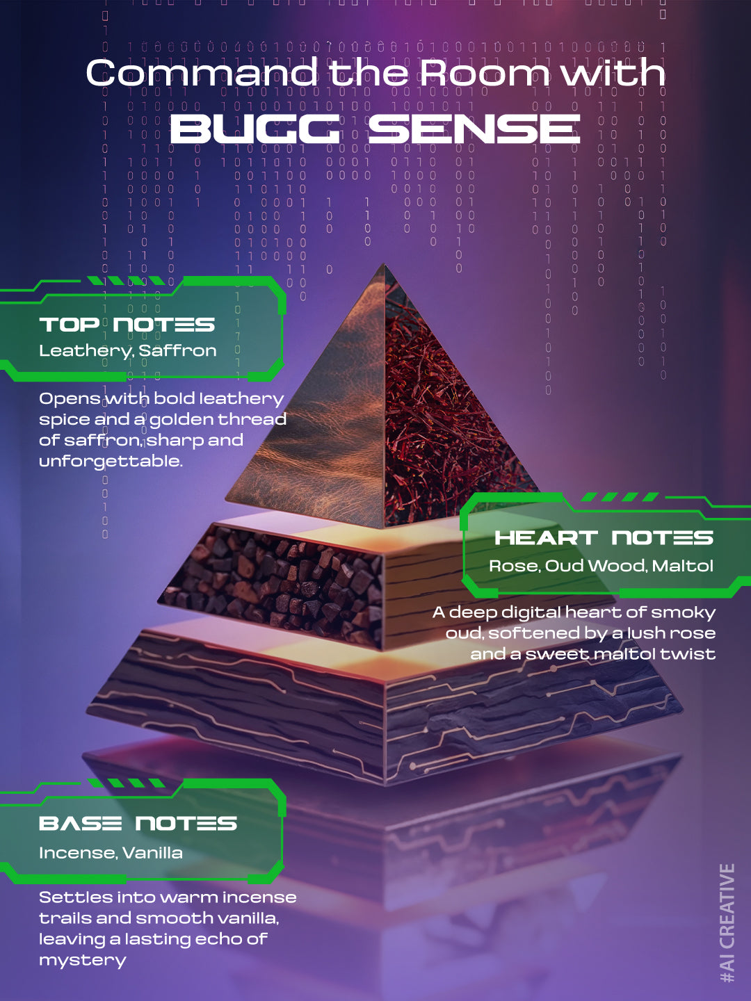 BUGG Sense, System and Syntax Perfume | 50 ml Each | Pack of 3 Eau de Parfum - 150 ml