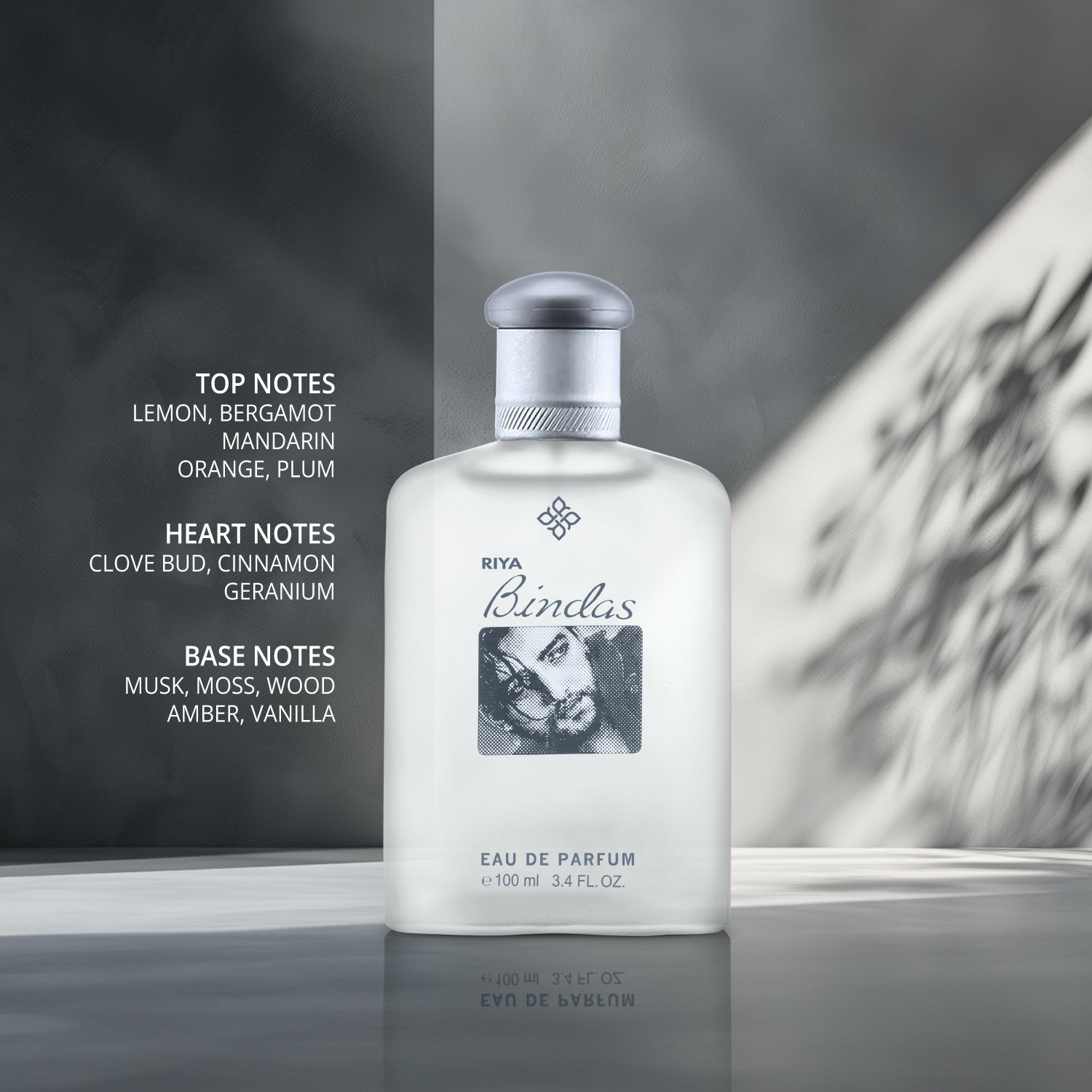 Bindas GenZ Grey Eau De Parfum 100 ml For Men