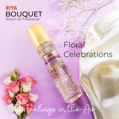 Riya Rose &amp; Bouquet Air Freshener - Pack of 2 (200ml Each)