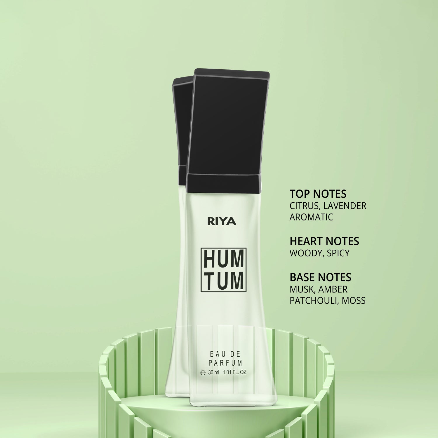 Riya Hum Tum and Fiery Pink Pepper Eau De Parfum for Men and Women | 30 ml Each - 60 ml