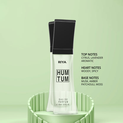 Riya Hum Tum and Fiery Pink Pepper Eau De Parfum for Men and Women | 30 ml Each - 60 ml