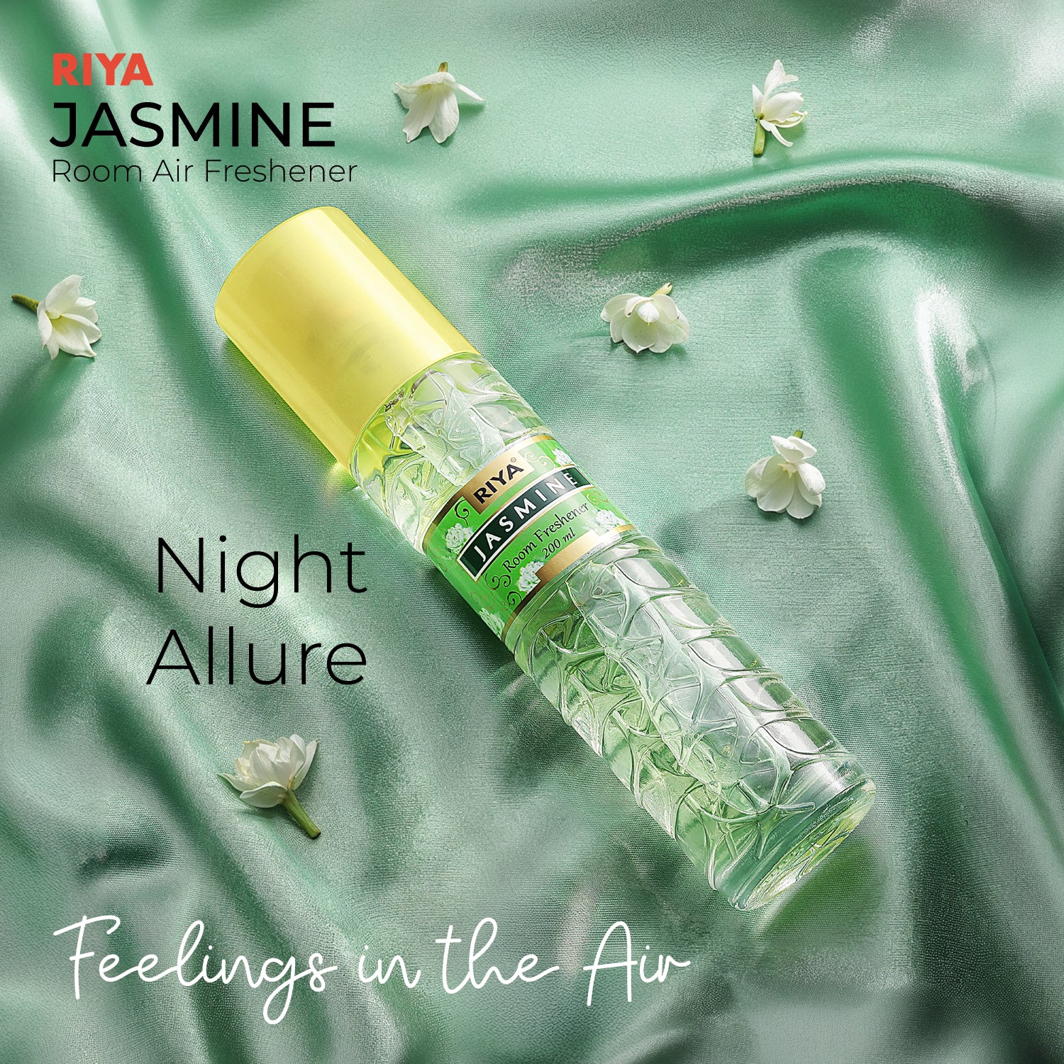 Riya Rose &amp; Jasmine Air Freshener - Pack of 2 (200ml Each)