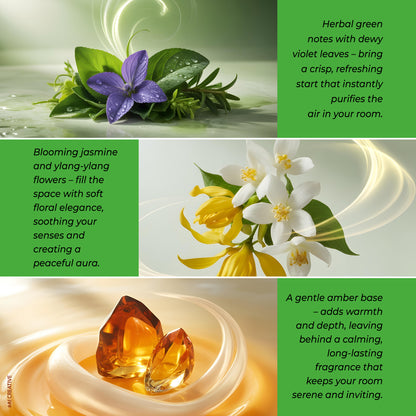 Riya Rose &amp; Jasmine Air Freshener - Pack of 2 (200ml Each)