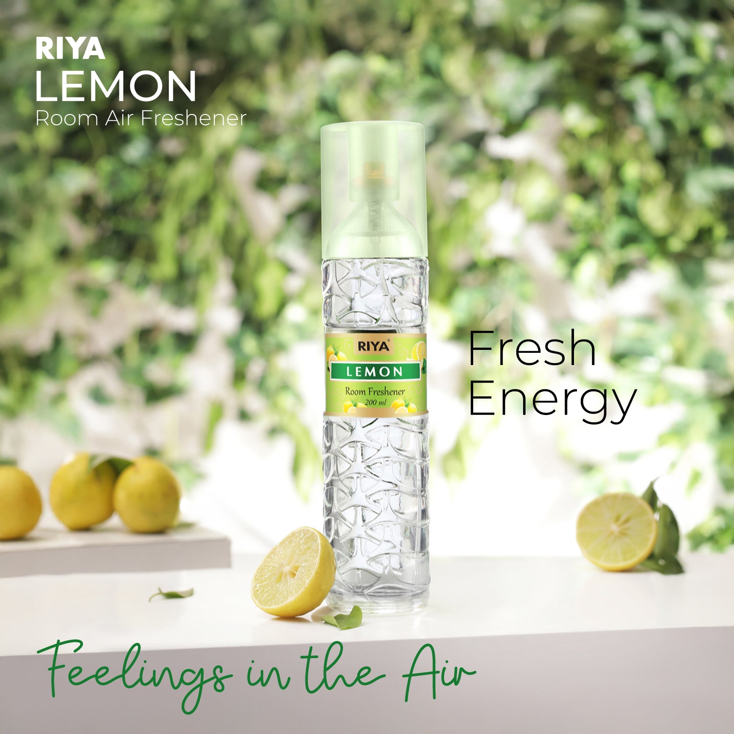 Riya Rose &amp; Lemon Air Freshener - Pack of 2 (200ml Each)