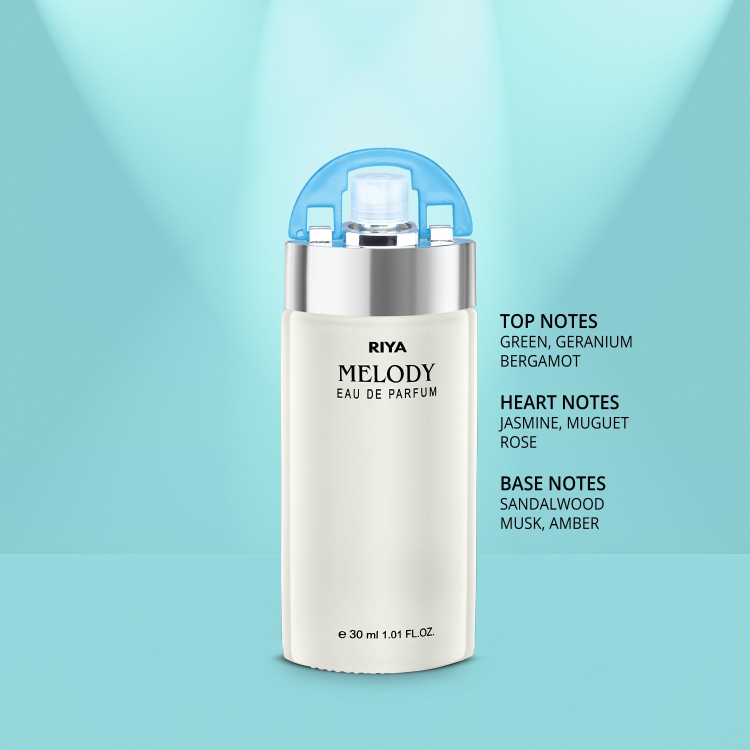 Riya Melody Sea Green and Mimosa Perfume for Women | Pack of 2- 60 ml