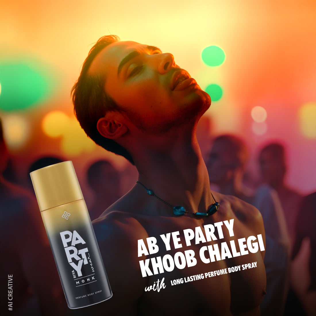 RIYA Party Wear Hyper &amp; Monk Deodorant | Long-Lasting Fragrance (150ml Each)- For Men Pack of 2