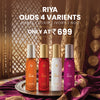 RIYA Pack of 4 Oud Perfume for Men and Women (20ml Each)- 80 ml