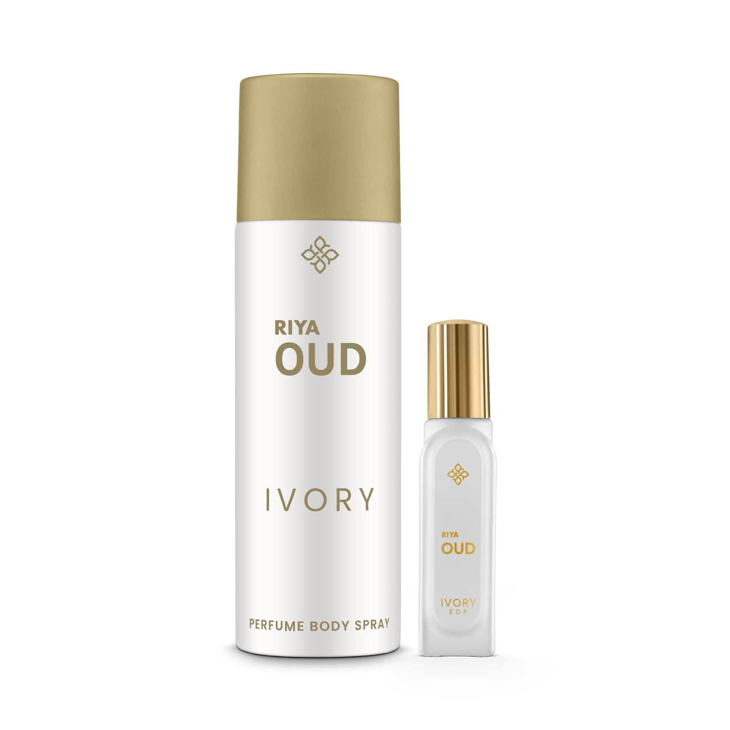 Riya OUD Ivory 200 ml Deodorant with 20 ml EDP Combo for Unisex | Perfume Body Spray for Men &amp; Women - 220 ml