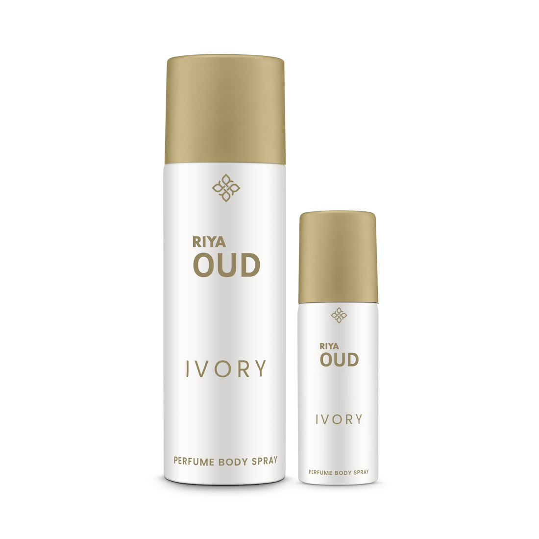 Riya OUD Ivory 200 ml with 40 ml Deodorant Combo for Unisex | Perfume Body Spray for Men & Women - 240 ml