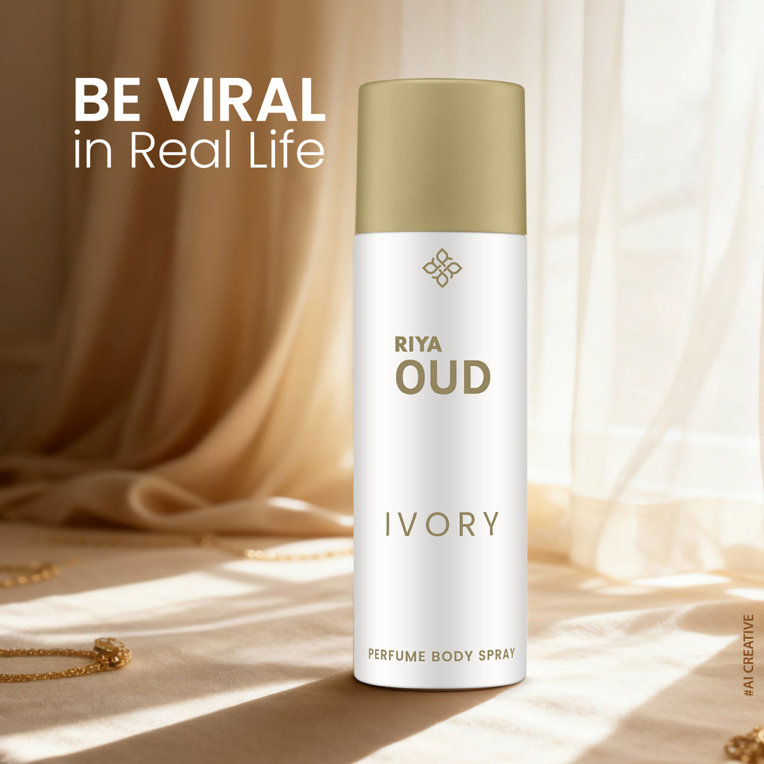 Riya OUD Ivory Deodorant for Men and Women - 40 ml