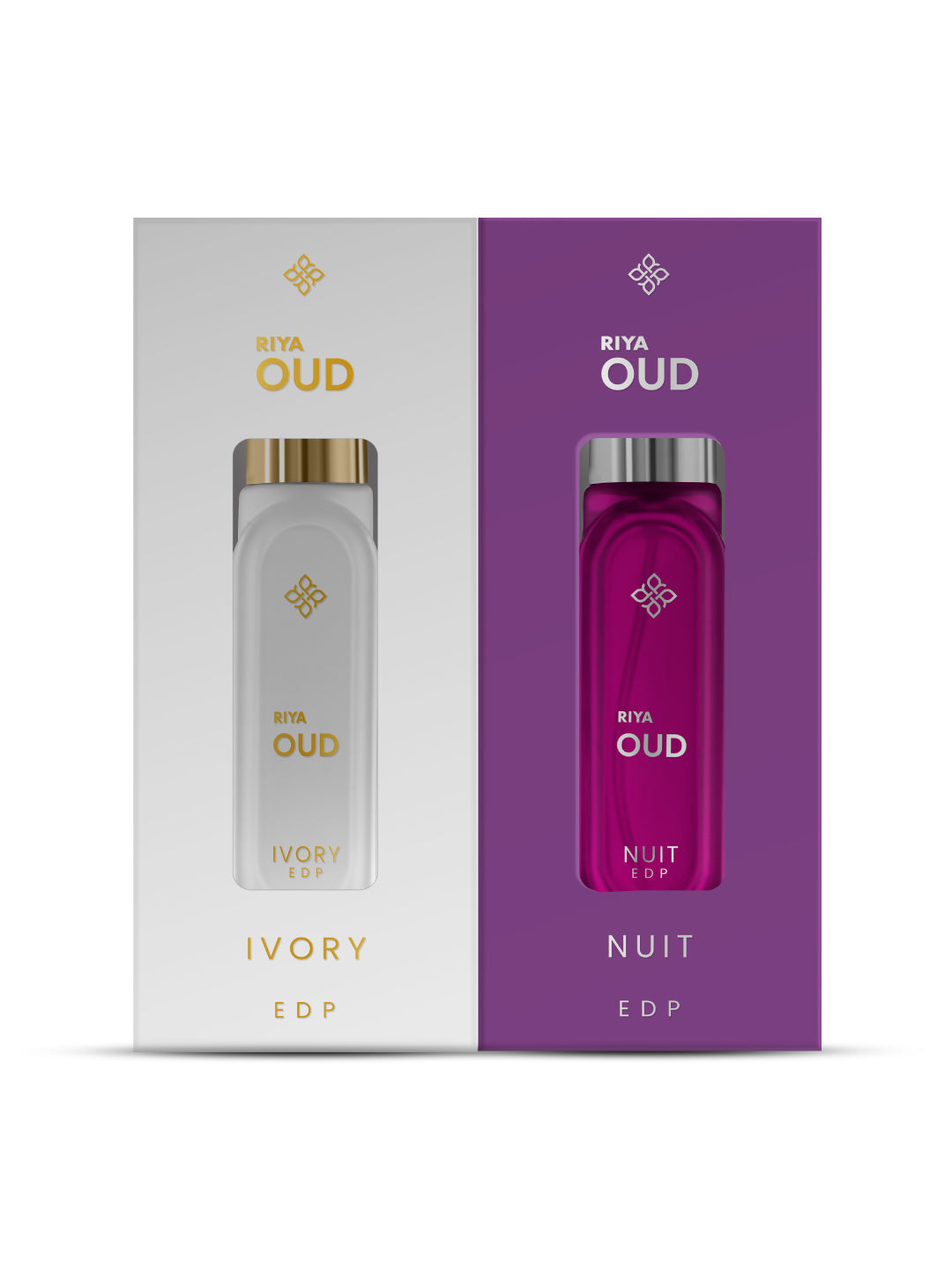 Riya OUD Ivory and Nuit Eau De Parfum for Men and Women | 20 ml Each| Pack of 2