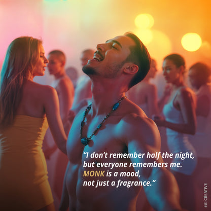 Riya Party Wear Monk Deodorant Body Spray for Men - 200 ml