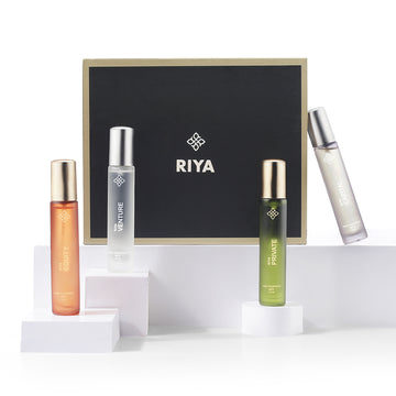 RIYA GIFT A MEMORY PERFUME FOR MEN EAU DE PARFUM SPRAY  / PREMIUM MEN’S PERFUME GIFT SET 4NX15 ML FOR MEN WITH PRIVATE, EQUITY, VENTURE, CAPITAL /LONG LASTING MASCULINE FINE FRAGRANCE GIFT / MANLY SCENT