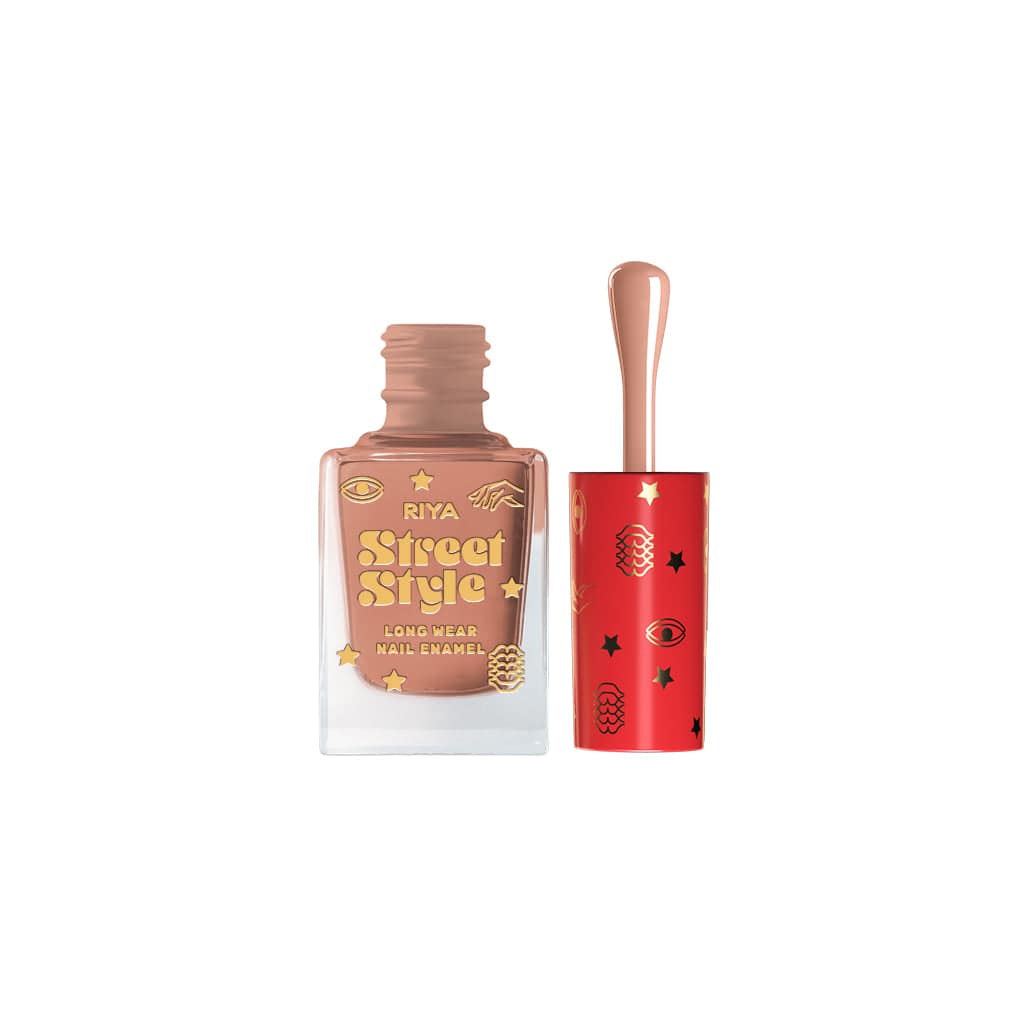 Street Style Long Wear, Quick Drying, Glossy Finish, 7-Free Formula, Nail Enamel, 100% Vegan &amp; Cruelty Free, Shade SS 133, Mach Peach,12 ML 