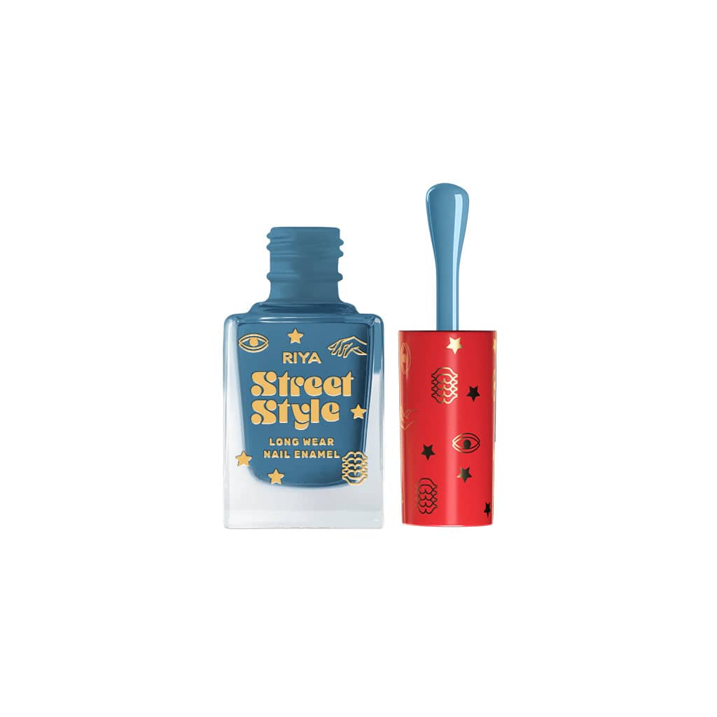 Street Style Long Wear, Quick Drying, Glossy Finish, 7-Free Formula, Nail Enamel, 100% Vegan &amp; Cruelty Free, Shade SS 134, Lite Blue,12 ML Street Style Long Wear, Quick Drying, Glossy Finish, 7-Free Formula, Nail Enamel, 100% Vegan &amp; Cruelty Free, Shade SS 134, Lite Blue,12 ML 