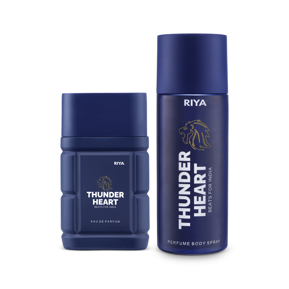 Thnuderheart Blue Pack Unisex Deodorant &amp; Perfume Combo - Riya Lifestyle