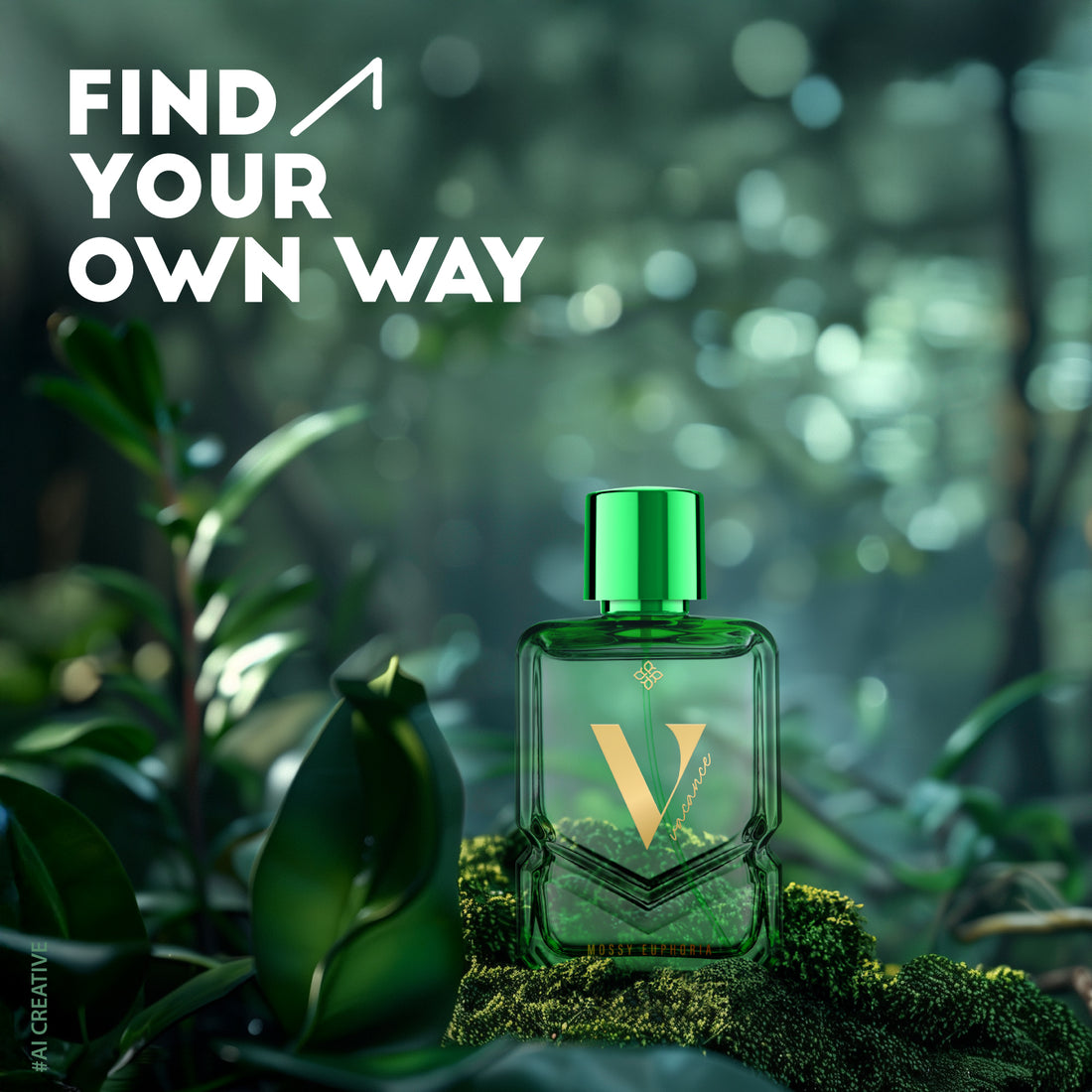 RIYA Vacance Mossy Euphoria EDP – Long-Lasting Unisex Perfume | Fresh Affordable Luxury | Oud Woody All-Season Scent for Travel & Relaxation | Perfume for Men & Women | 100ml