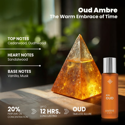 RIYA Pack of 4 Oud Perfume for Men and Women (30ml Each)- 120 ml