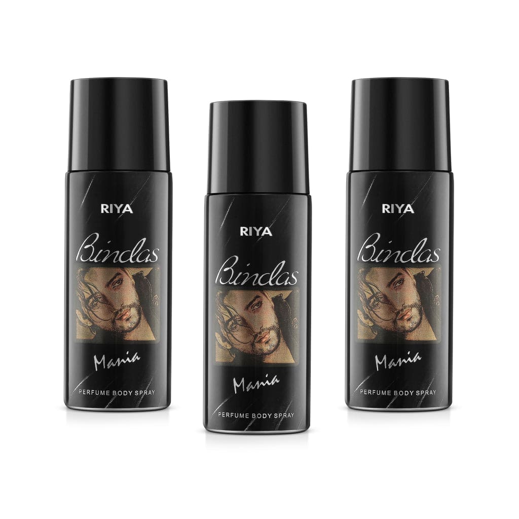 Riya Bindas Body Spray Deodorant For Men's Pack Of 3 150 Ml Each