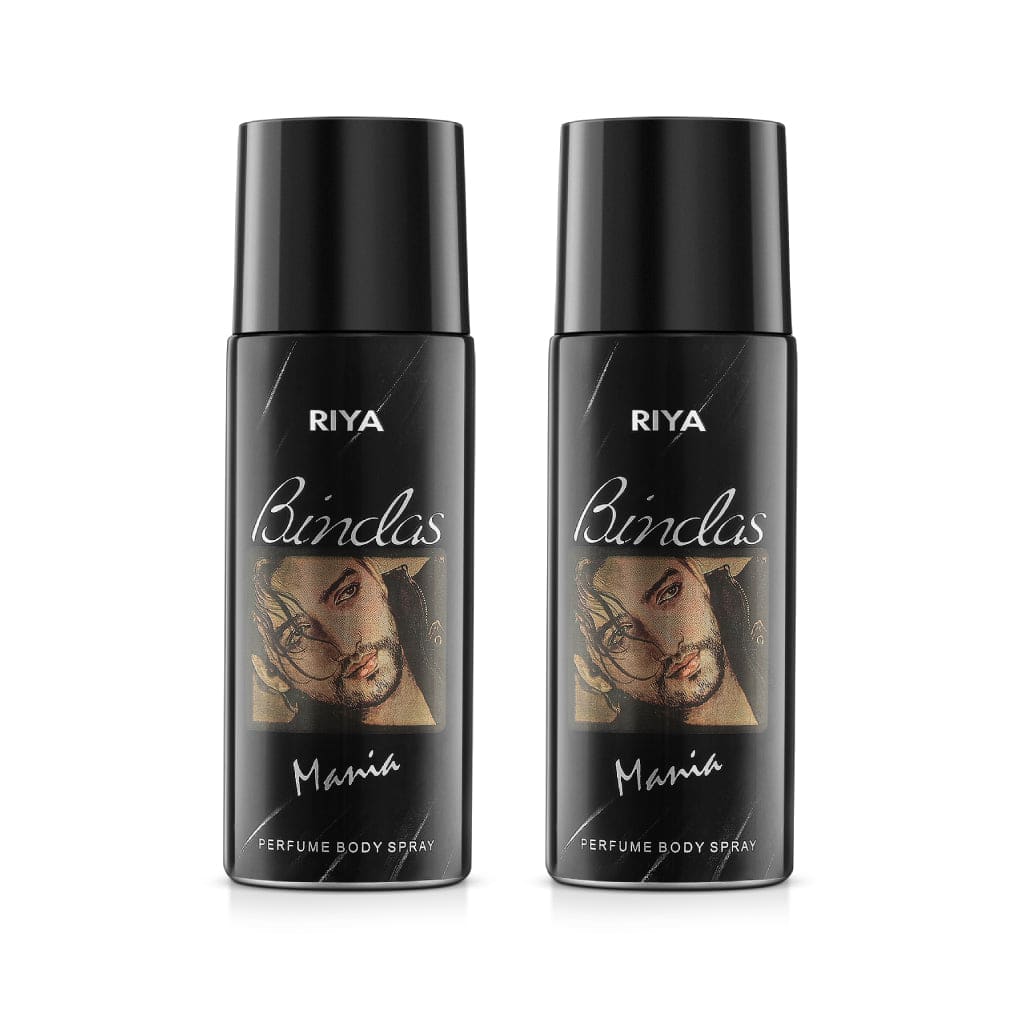 Riya Bindas Body Spray Deodorant For Men's Pack of 2 150 Ml Each